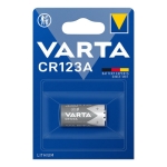 Lithium Cylindrical Battery VARTA, CR123A, 3V