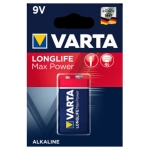 Battery VARTA MAX POWER, 9V (6LR61), alkaline
