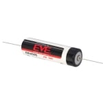 Lithium Cylindrical Battery EVE, AA (ER14505P CNA), 3.6V, Li-SOCI2 (leads)