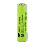 Battery Cell AA 1.2V, 1800 mAh, Ni-MH (leads)