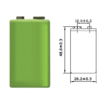Battery Cell E 9V, 250 mAh, Ni-MH
