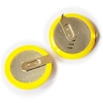 Battery Cell 3.7V, 30 mAh, Li-ION, LIR2025, 2P horizontal