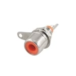 RCA female, panel type, RED